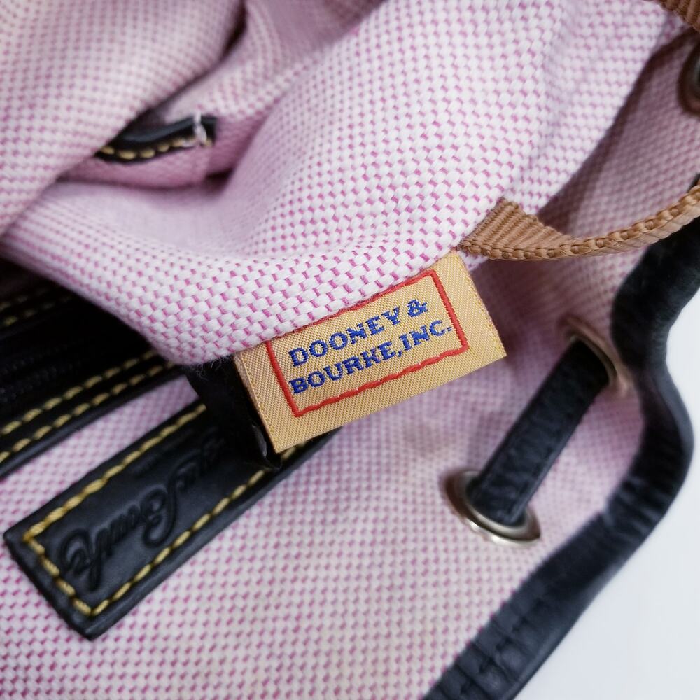 DOONEY & BOURKE Pebble Grain Drawstring All Weather Leather Black/Black J5725298 - Picture 10 of 14